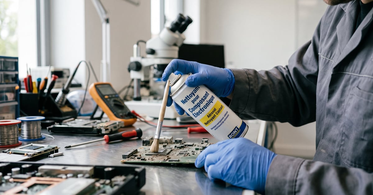 Nettoyant composant électronique en spray utilisé pour l'entretien de circuits imprimés