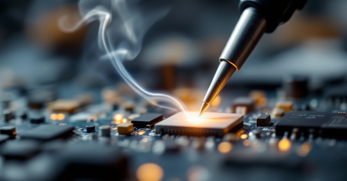 Souder un composant électronique sans rater sa soudure