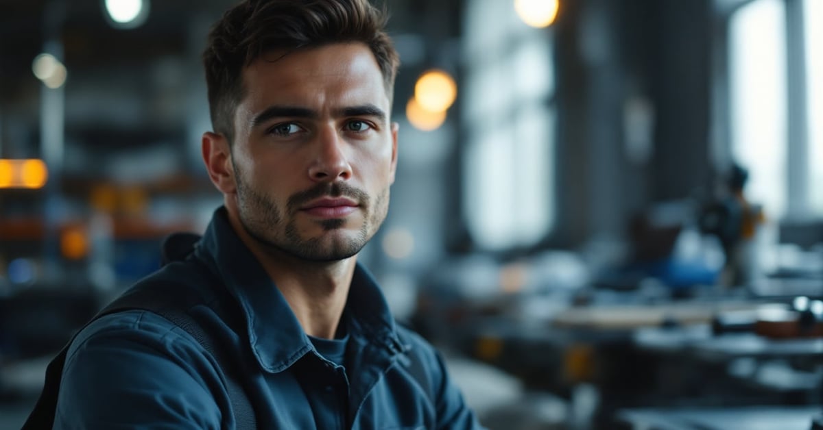 Technicien en maintenance industrielle au travail, salaire et métier en usine