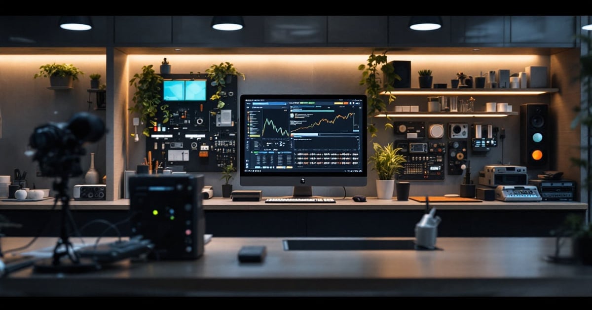 Test composant électronique avec multimètre et circuit imprimé sur établi de technicien