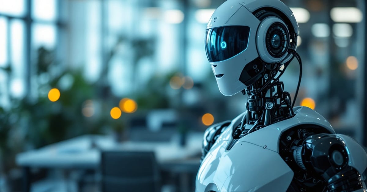 Robot industriel en action dans une usine moderne — exemple concret d'automatisation industrielle